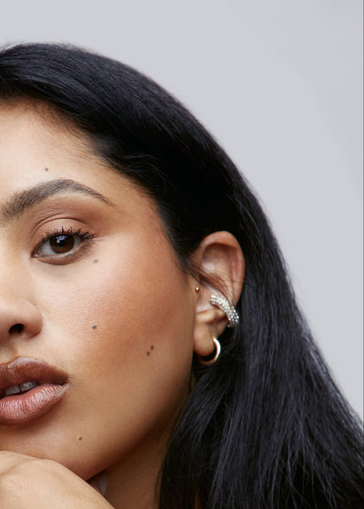 Tide Pavé Ear Cuff