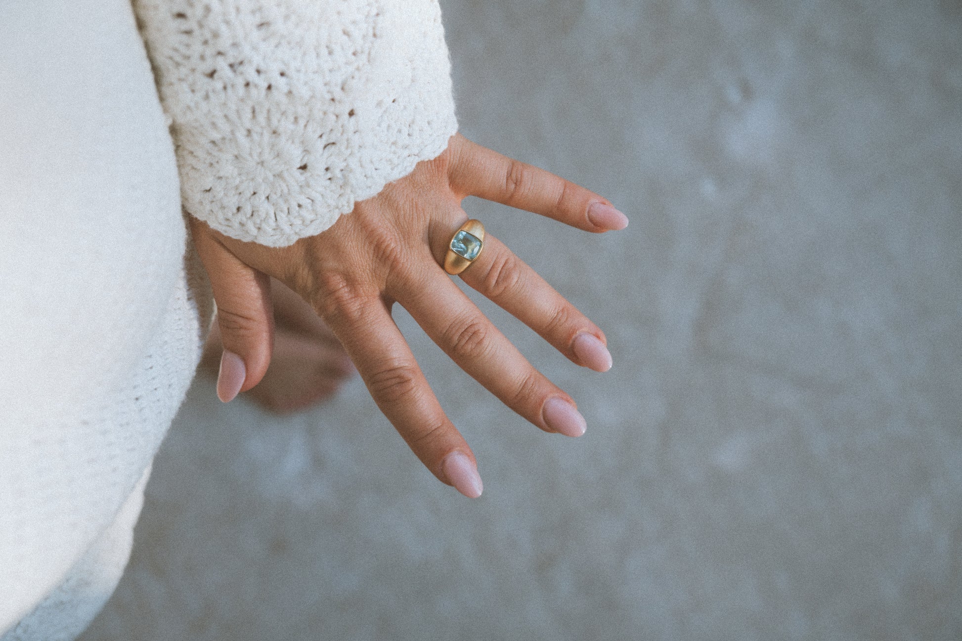 Eos Ring Sky Blue Topaz