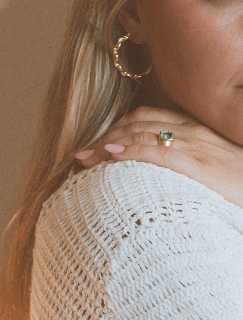 Eos Ring Sky Blue Topaz