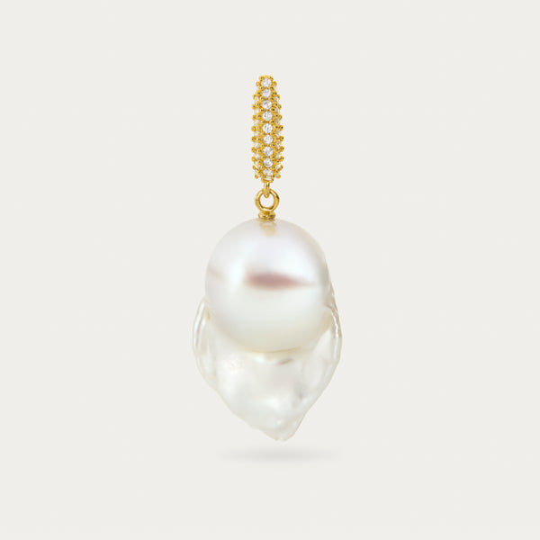 Levé Pearl Pendant Gold