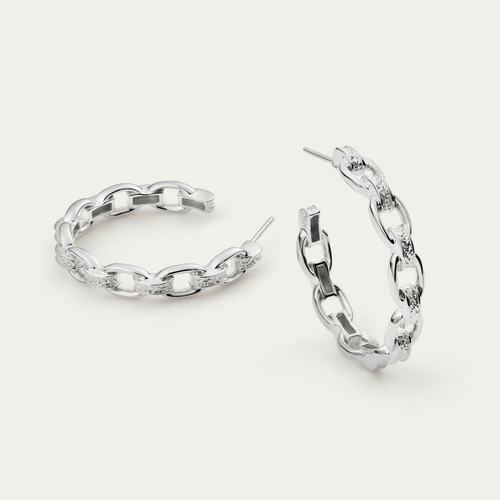 Cyra Hoops Silver (PRE-ORDER)