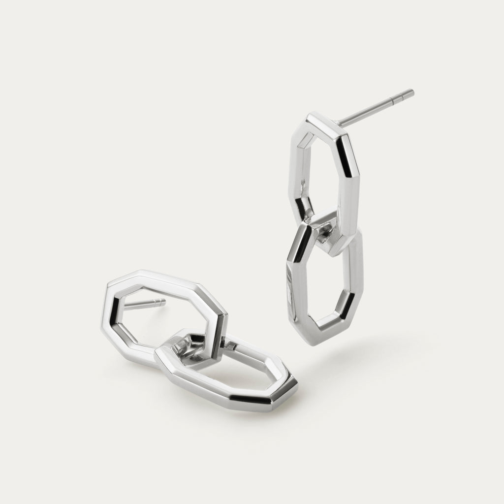 Silver Echo Earrings