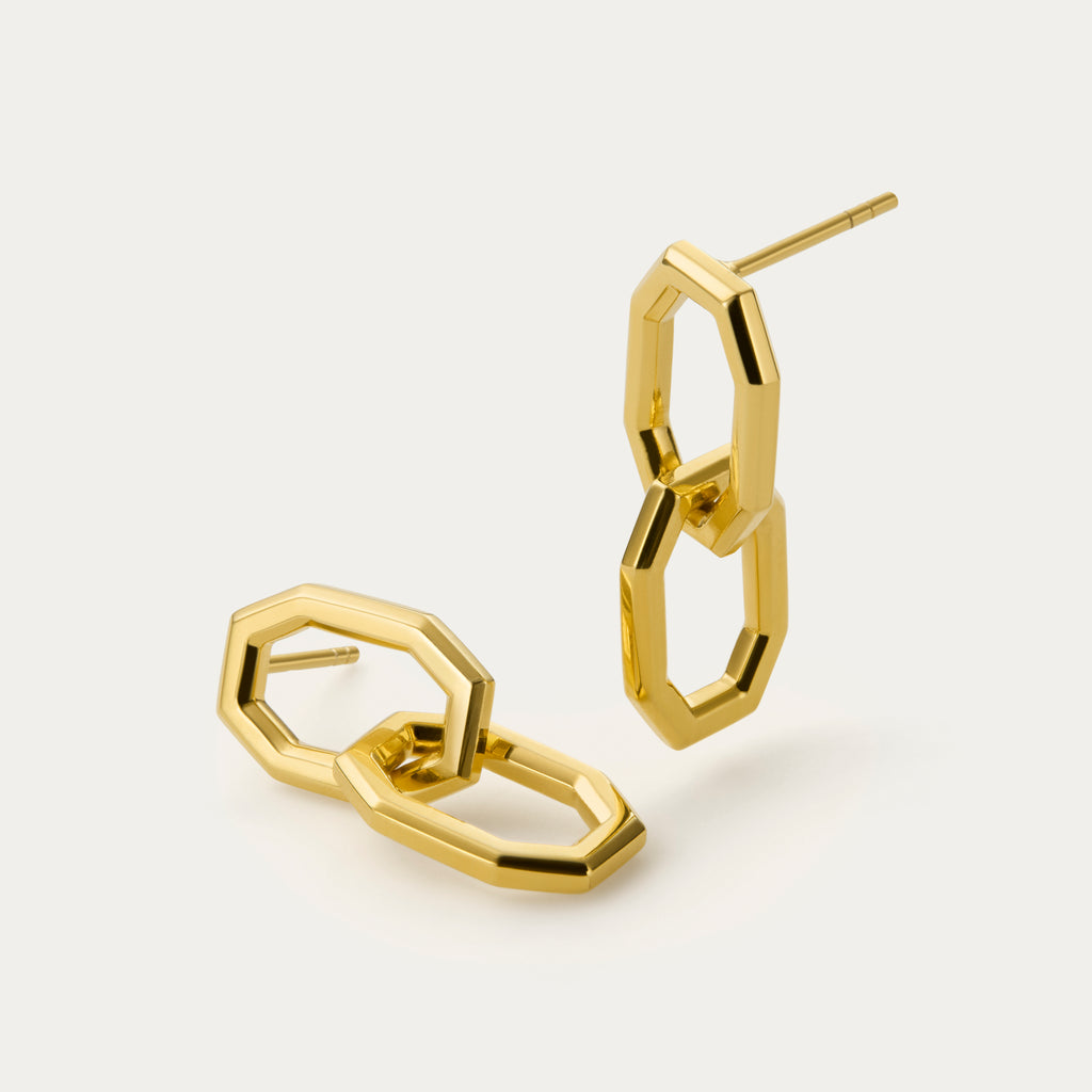 Echo Earrings Gold