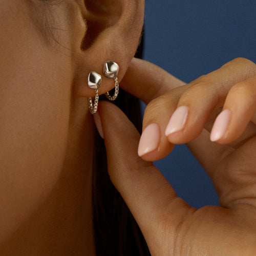 Silver Wren Studs