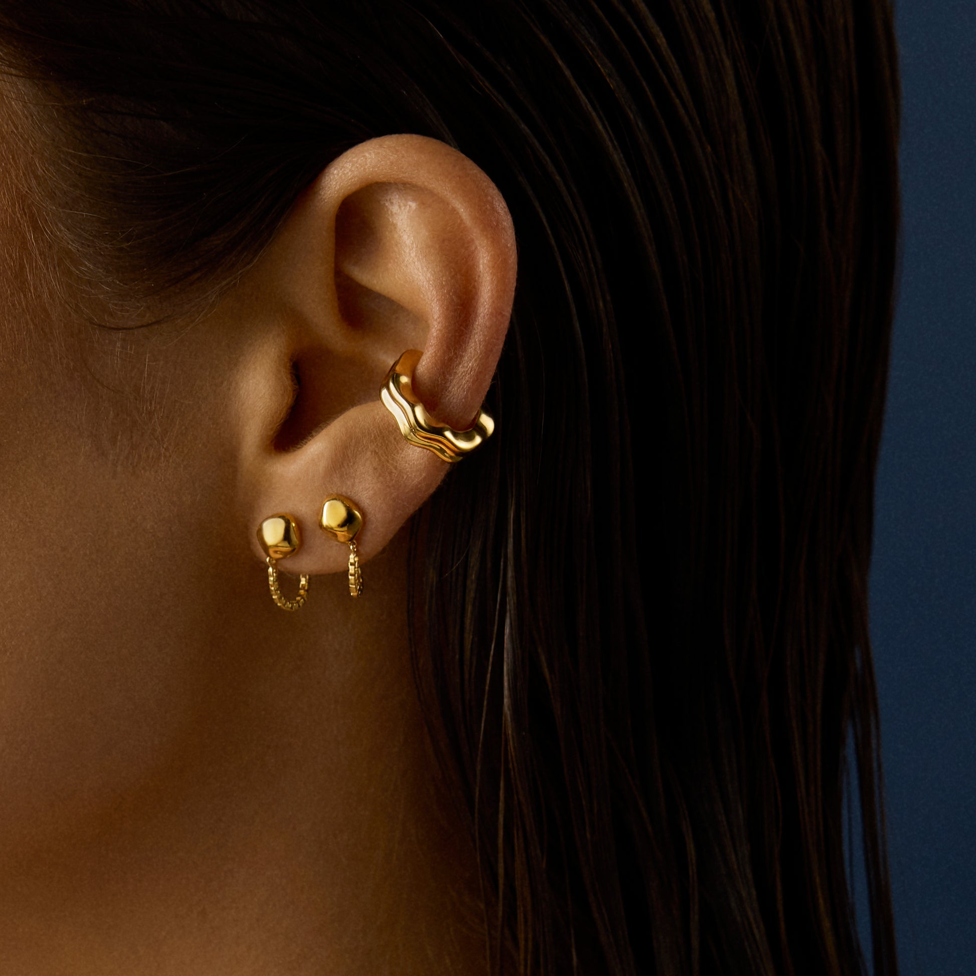 Tide Ear Cuff Gold