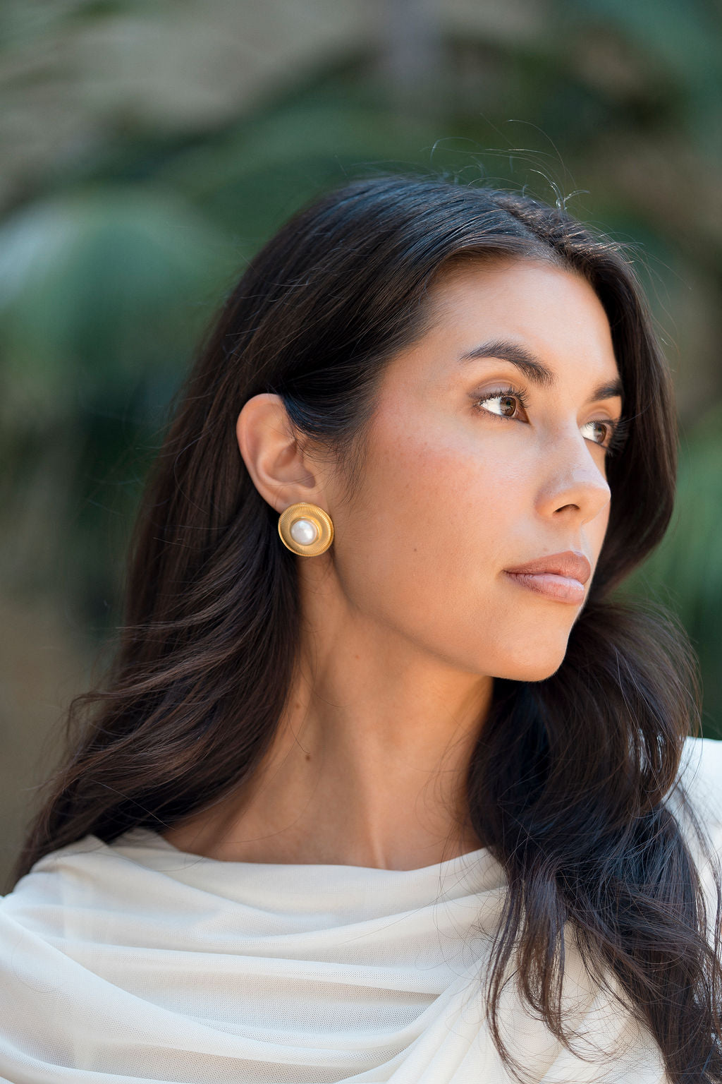 Clio Pearl Stud Earrings