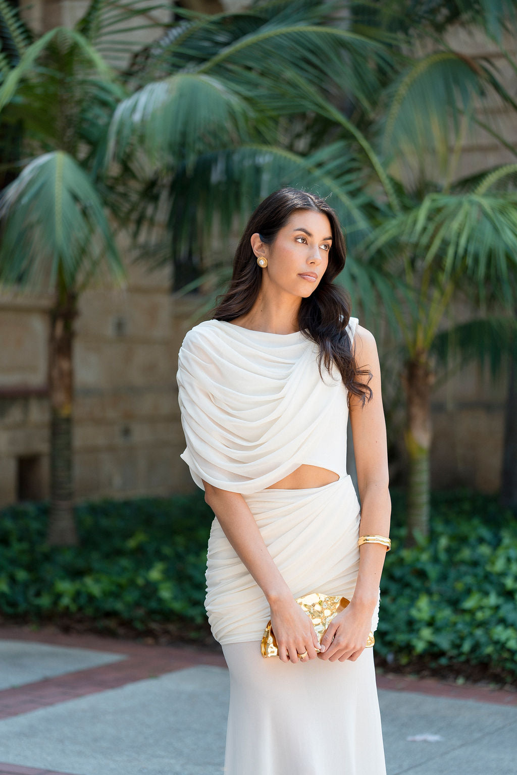 Clio Pearl Stud Earrings