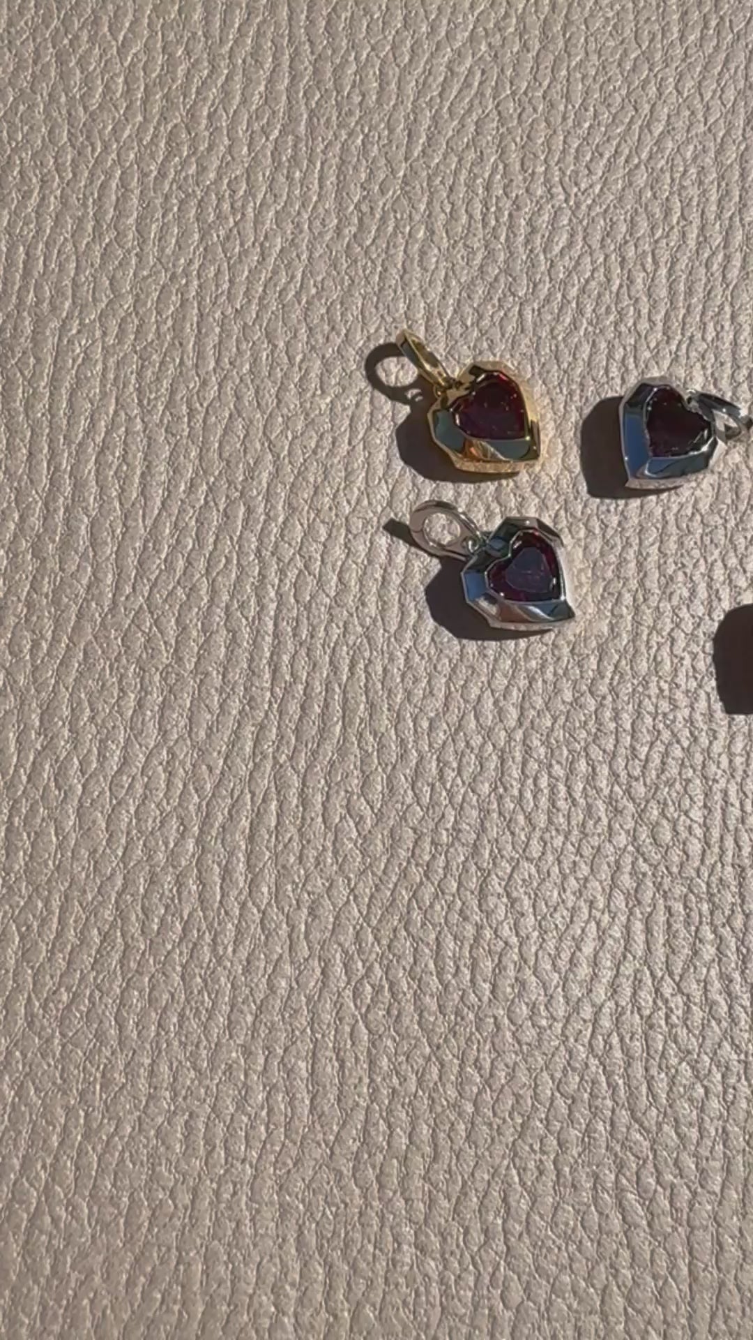 Silver Juliet Heart Pendant