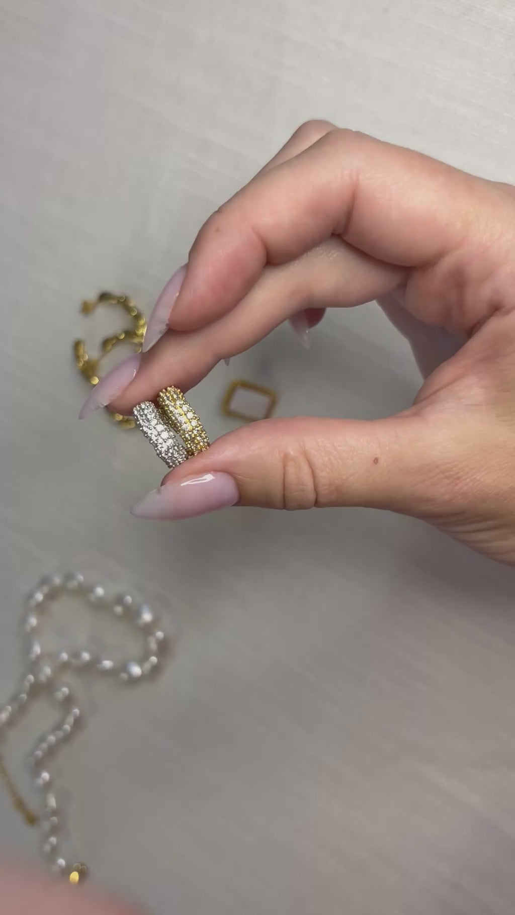 Tide Pavé Ear Cuff